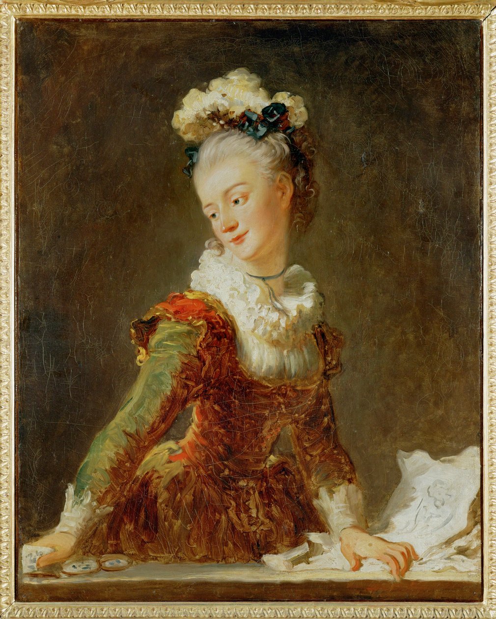 Marie-Madeleine Guimardová, primabalerína Pařížské opery, se stala ... od Jean Honore Fragonard