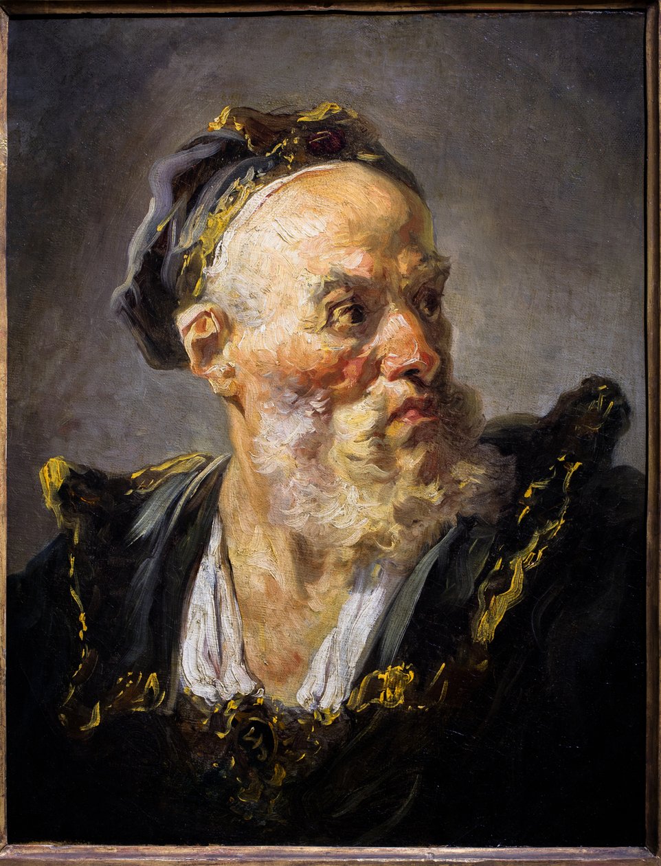 Hlava starého muže od Jean Honore Fragonard