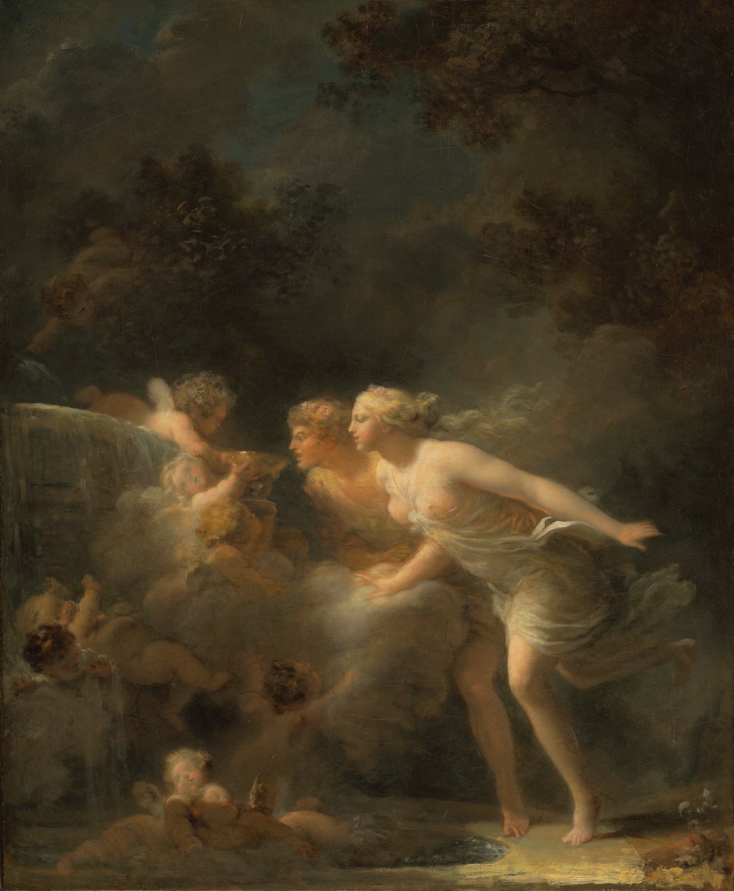 Fontána lásky od Jean-Honore Fragonard