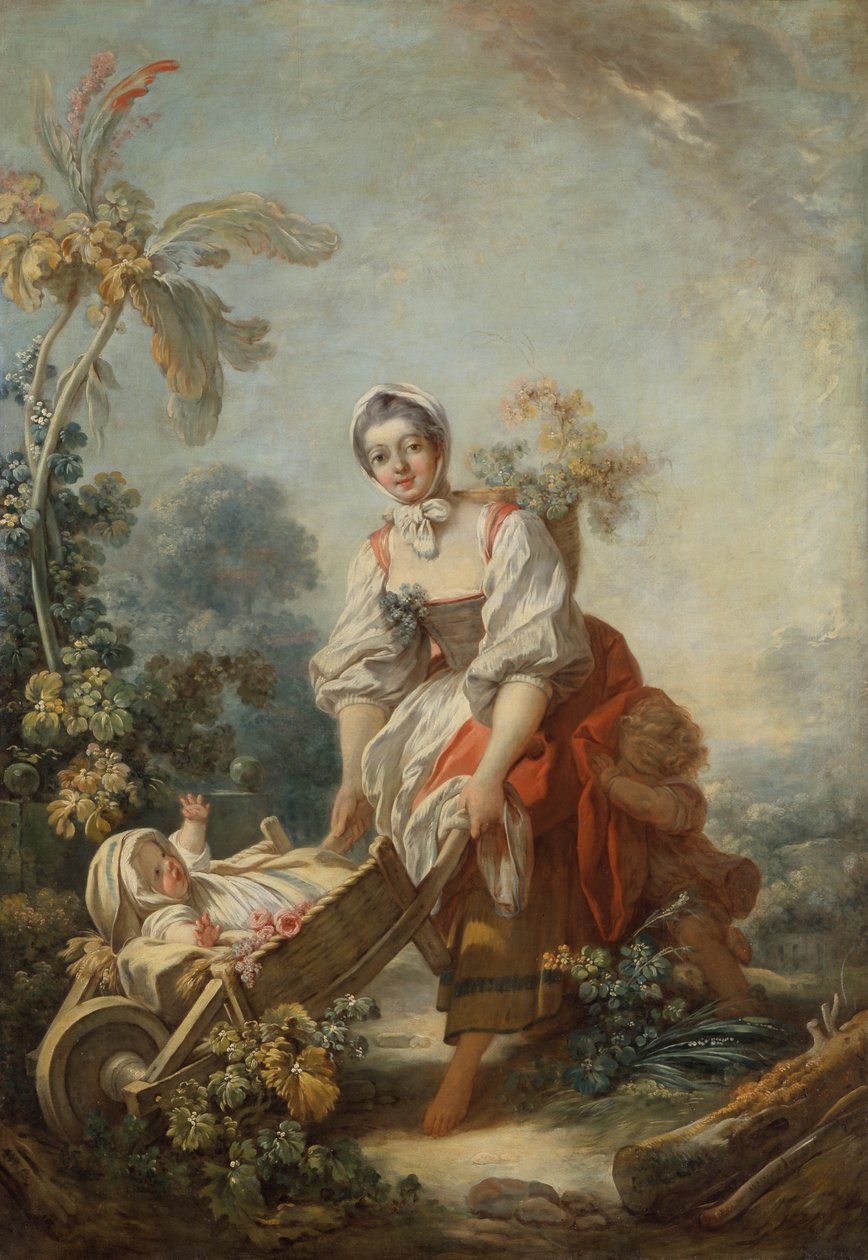 Radosti mateřství od Jean Honore Fragonard