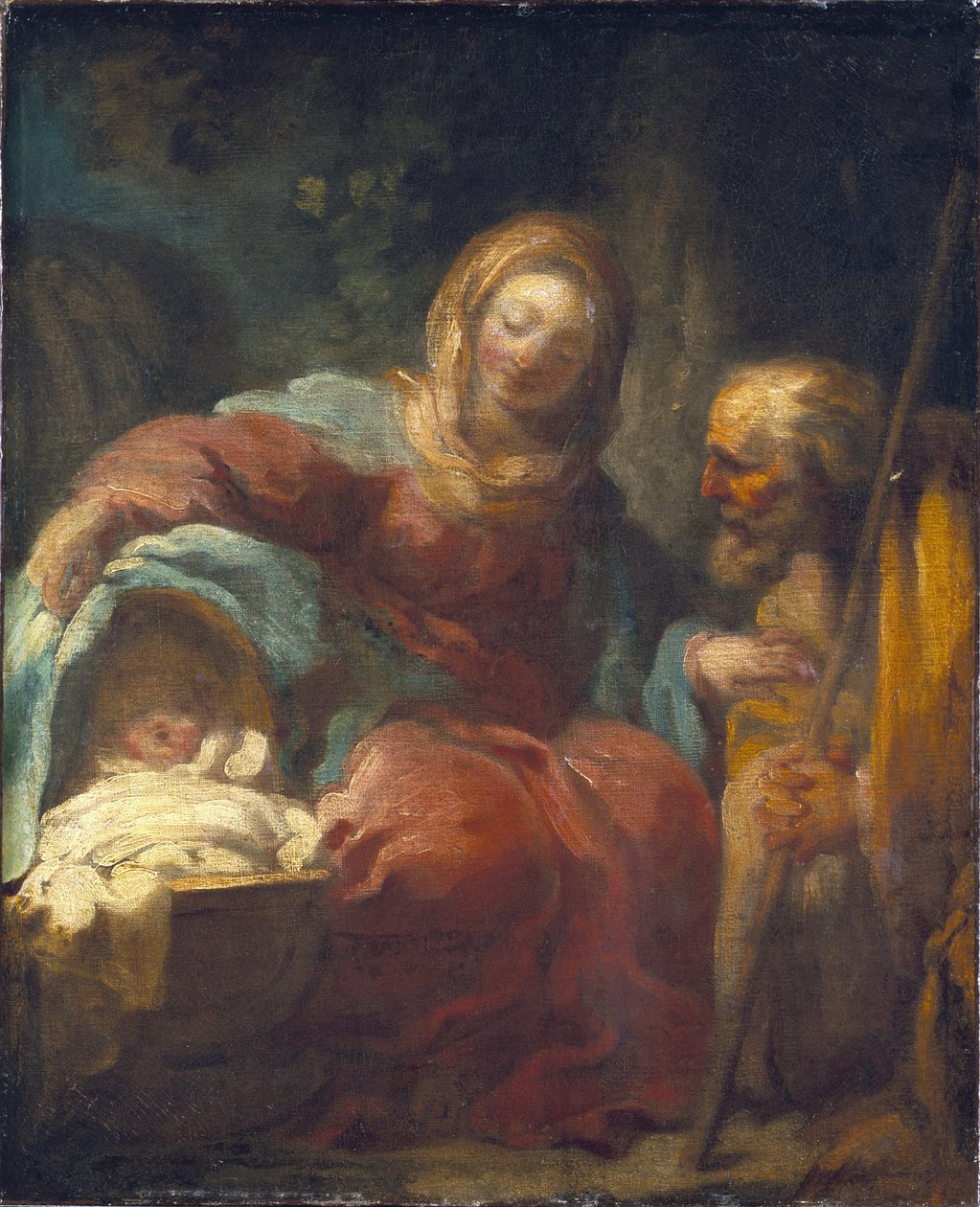 Die Rast auf der Flucht nach Ägypten od Jean-Honore Fragonard