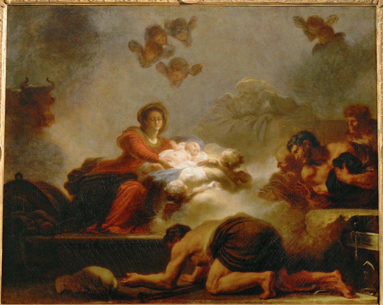 Klanění pastýřů... od Jean Honore Fragonard