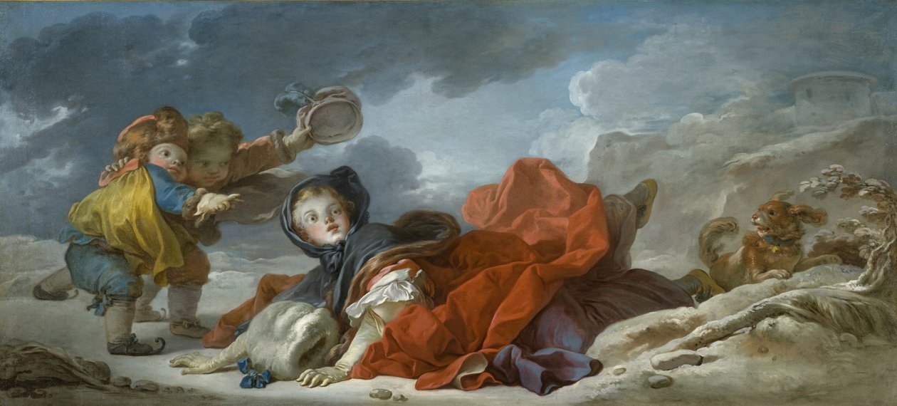 Winter od Jean-Honore Fragonard