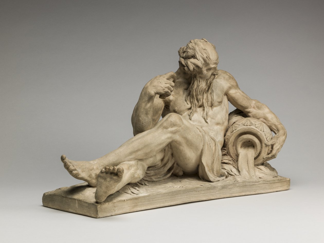 River God, 1755 (terakota) od Jean Jacques Caffieri