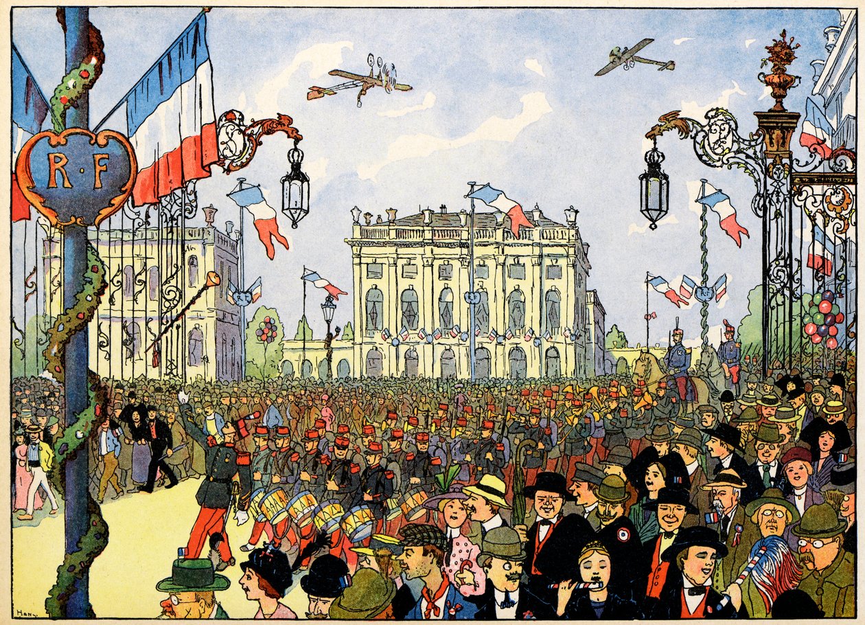 Moje vesnice, ti, kteří nezapomínají: 14. července od Jean Jacques (1873 1951) Waltz
