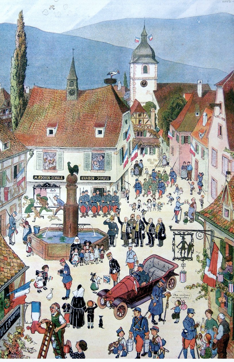 Francouzi dodávají Alsasko (barevné lito) od Jean Jacques Waltz