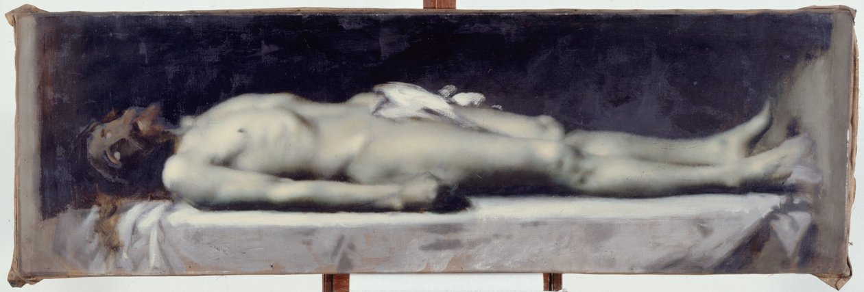 Kristus u hrobu, asi 1899 (olej na plátně) od Jean Jacques Henner