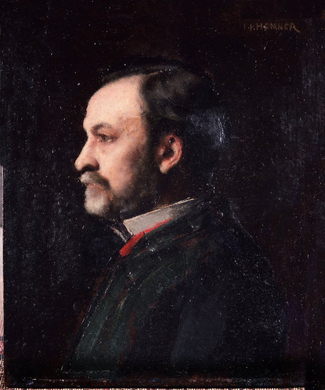 Portrét Louise Pasteura (1822-1895), francouzského chemika a biologa, - od Hennera, Muzeum Institutu Pasteur. od Jean Jacques Henner