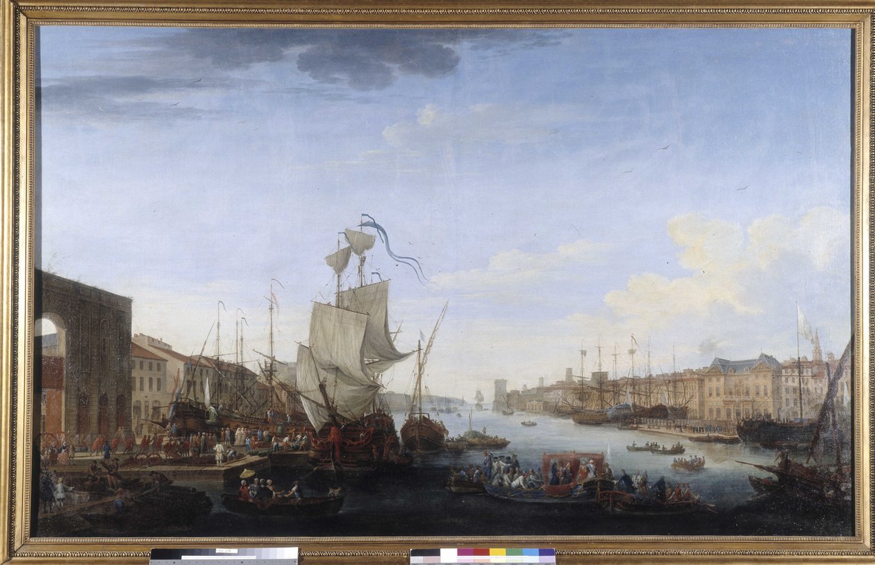 Nalodění na expedici Marechal de Richelieu na Menorku od Jean Joseph Kapeller