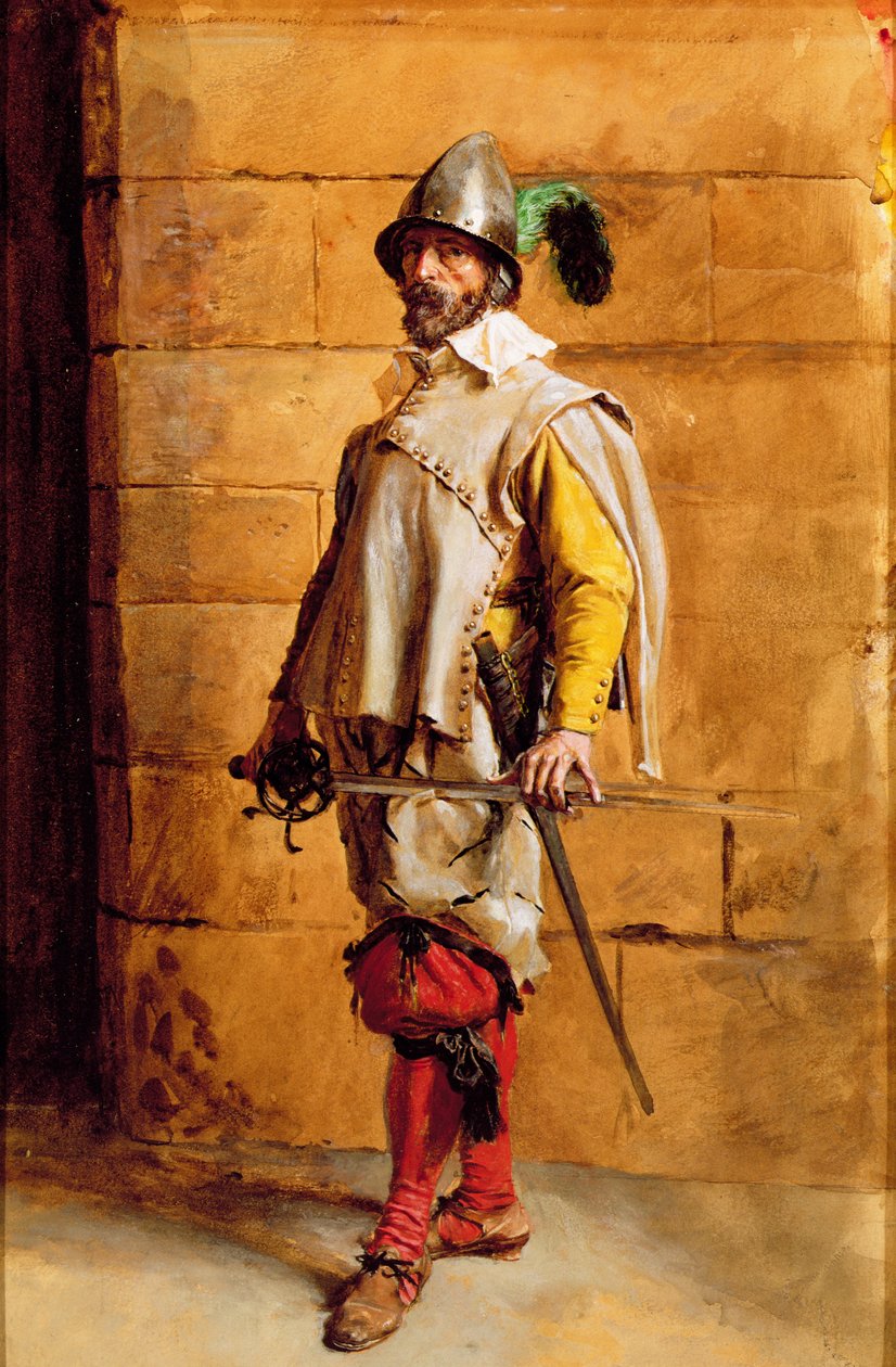 Kavalír, portrét umělce, 1872 od Jean Louis Ernest Meissonier