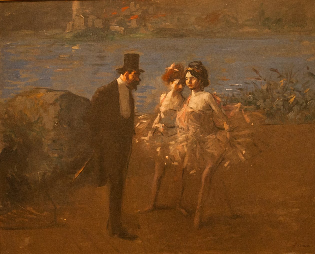 TanečníciFrancais: DanseusesnDeutsch: TanzerinnennNederlands: DanseressennMagyar: Tancosnokn od Jean Louis Forain