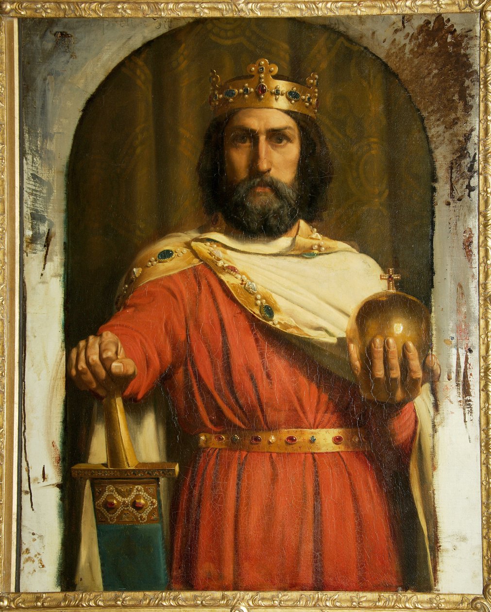 Karel Veliký, král Franků od Jean Louis Ernest Meissonier
