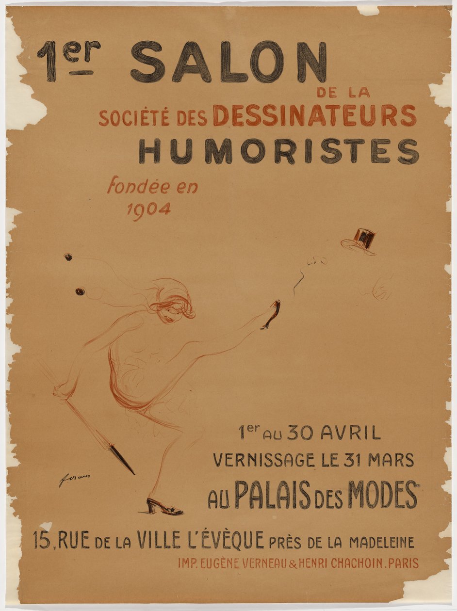 1er Salon des Humoristes, Palais des Modes od Jean-Louis Forain
