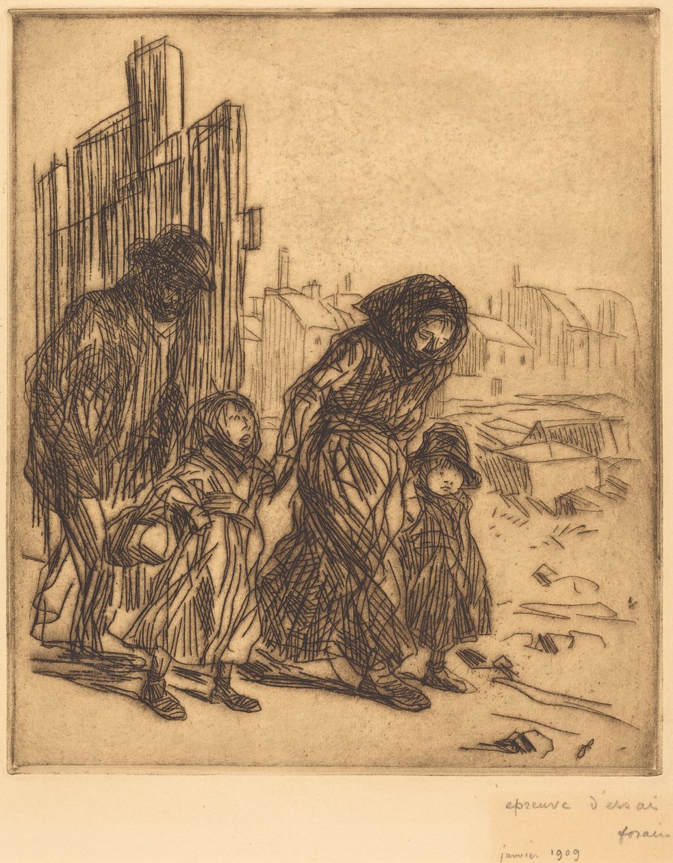 Po záchvatu (After the Seizure) od Jean-Louis Forain