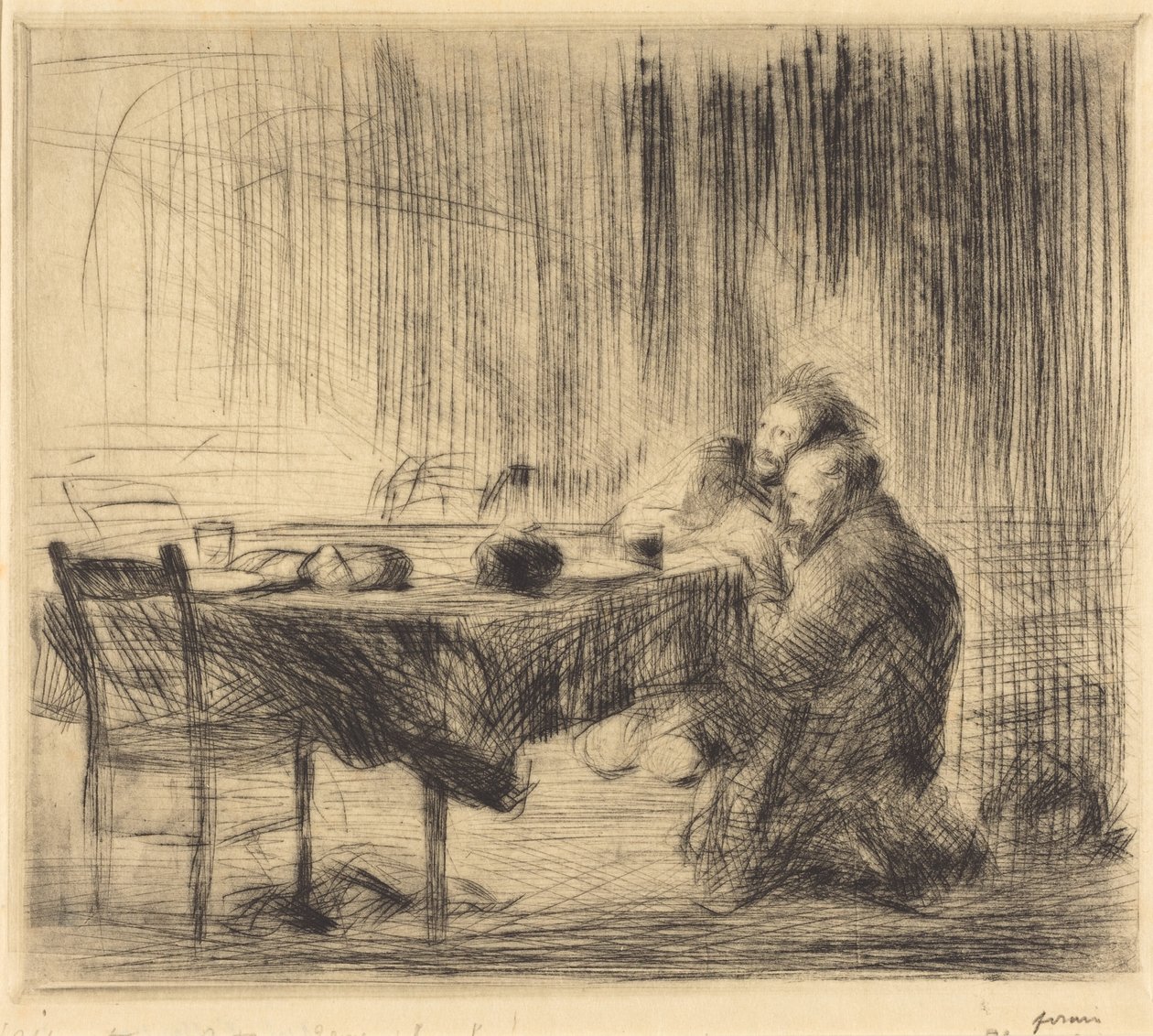 Po zjevení (2. obrázek) (After the Vision) (druhý obrázek) od Jean-Louis Forain
