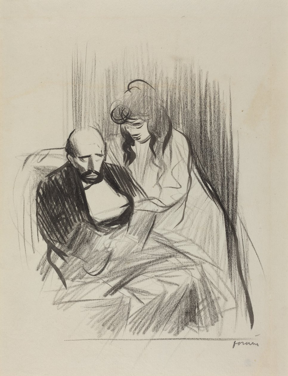 Útěcha od Jean-Louis Forain