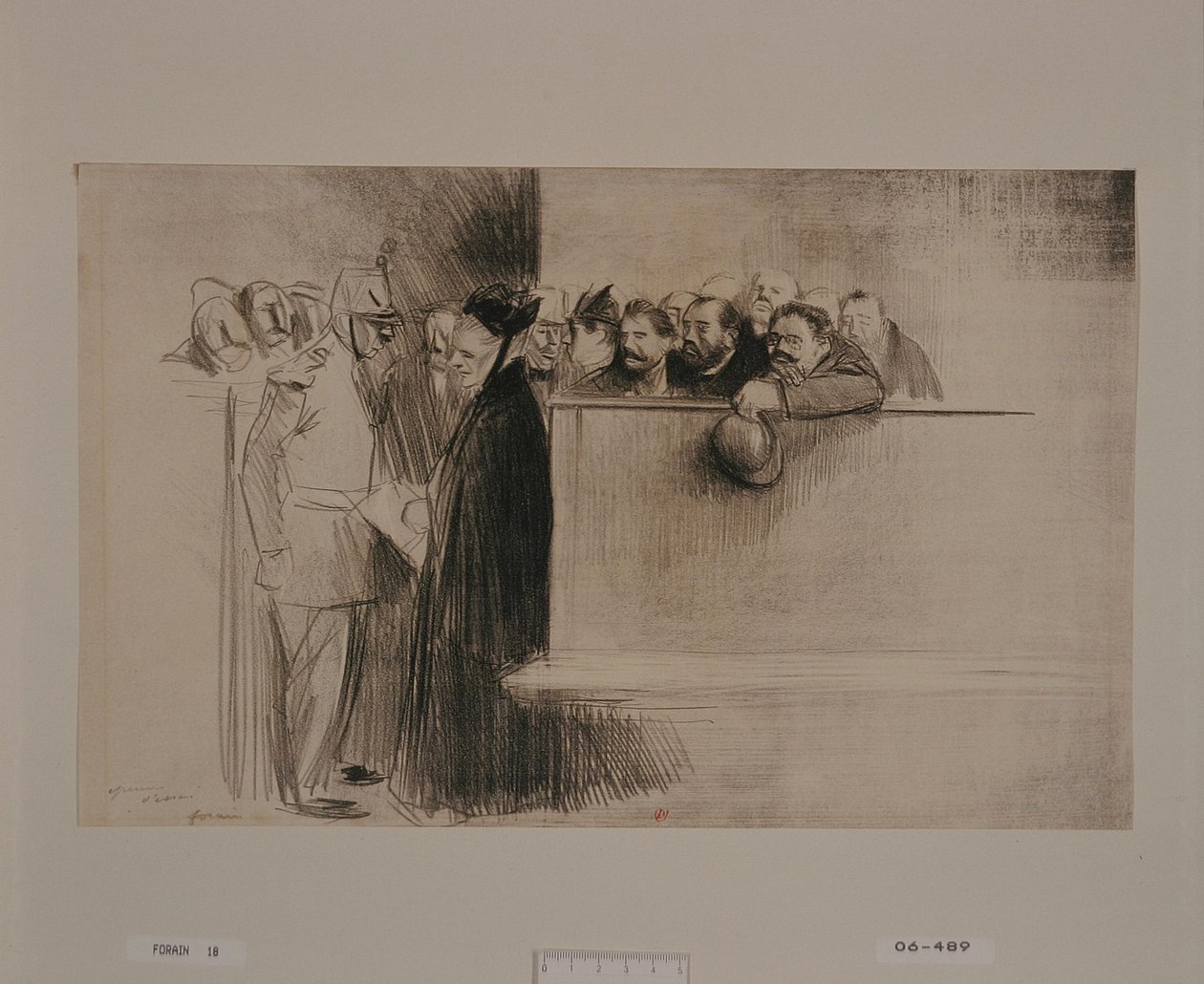 Audience (3. obrázek) od Jean-Louis Forain