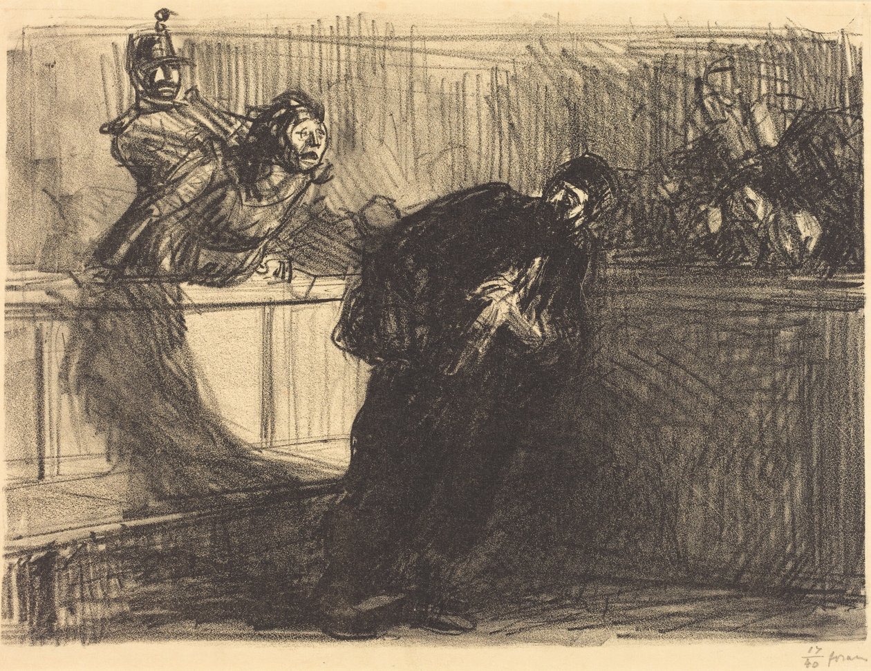 Urážený advokát od Jean-Louis Forain