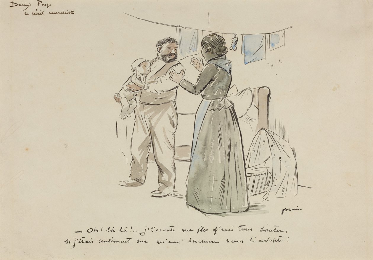 Anarchistické nebezpečí od Jean-Louis Forain