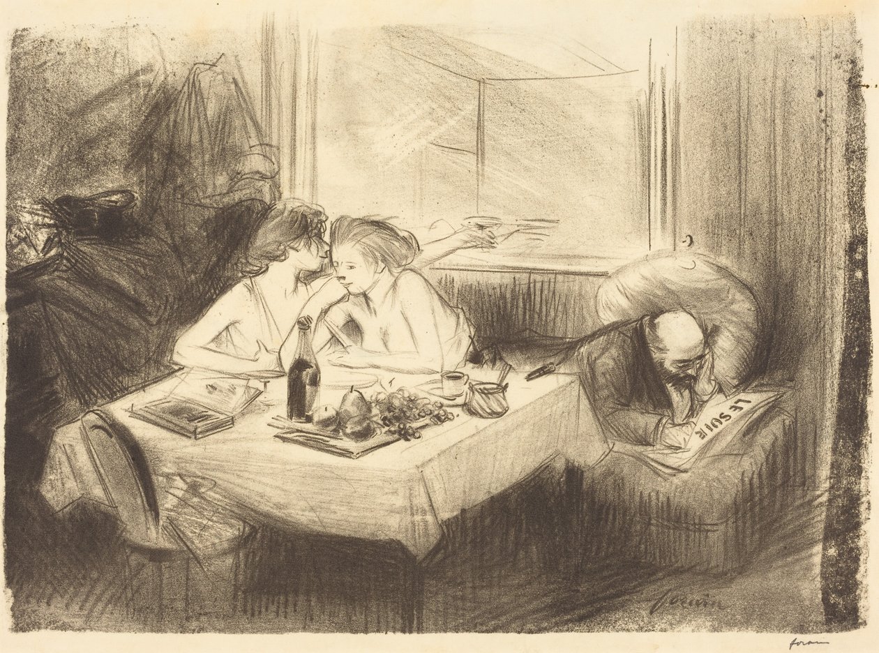 Soukromý pokoj (třetí deska) od Jean-Louis Forain