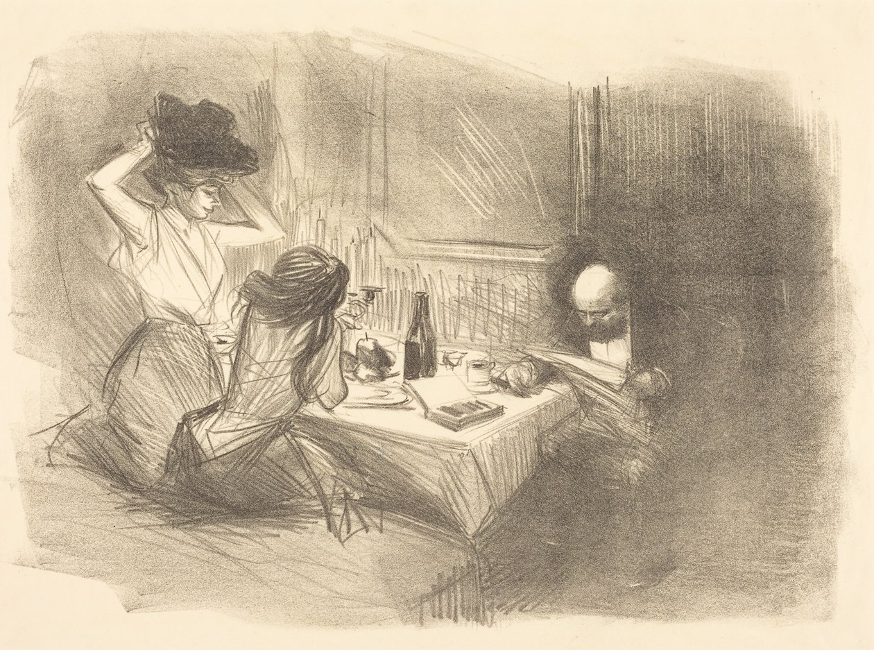 Soukromý pokoj (pátá deska) od Jean-Louis Forain
