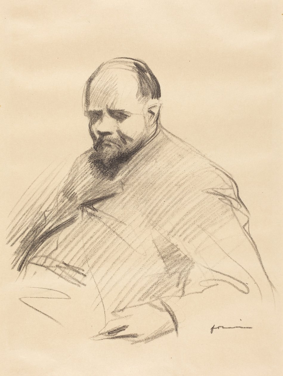 Portrét Ambroise Vollarda (Portrait of Ambroise Vollard) od Jean-Louis Forain