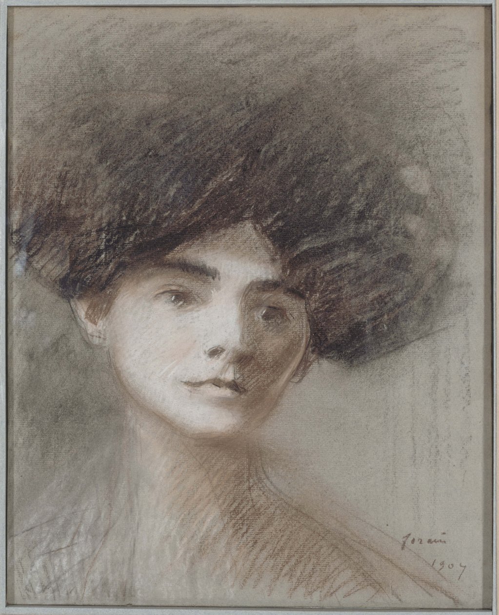 Portrét paní Henri de Régnier, rozené Marie de Hérédia, 1907 od Jean-Louis Forain