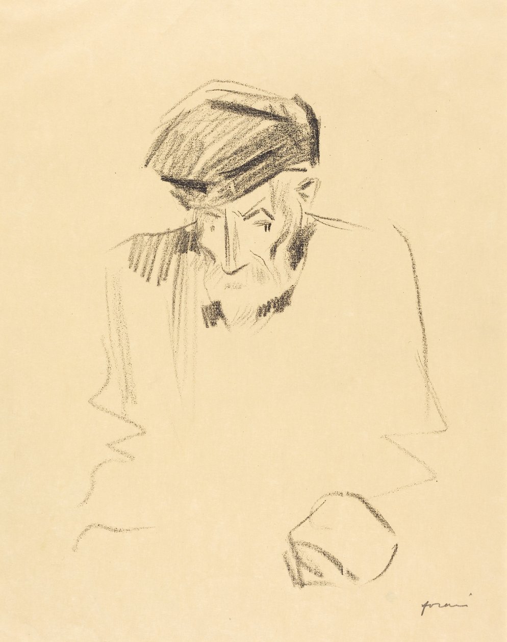 Portrét Renoira (druhá deska) od Jean-Louis Forain