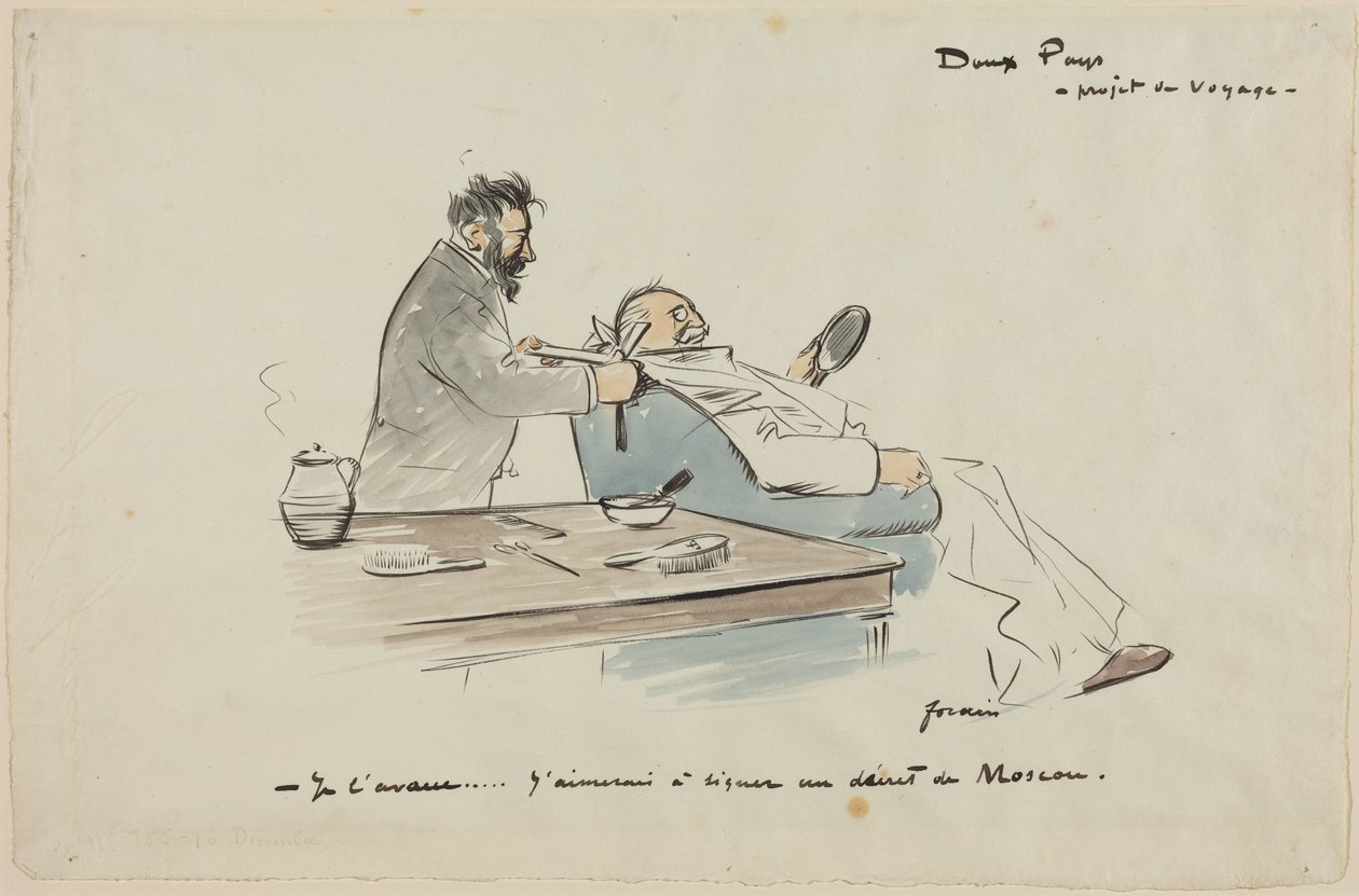 Cestovní plán od Jean-Louis Forain