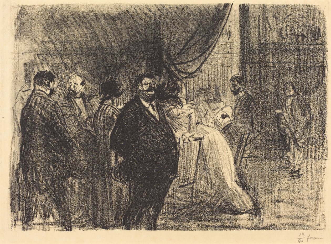 Herní místnost (Gambling Room) od Jean-Louis Forain
