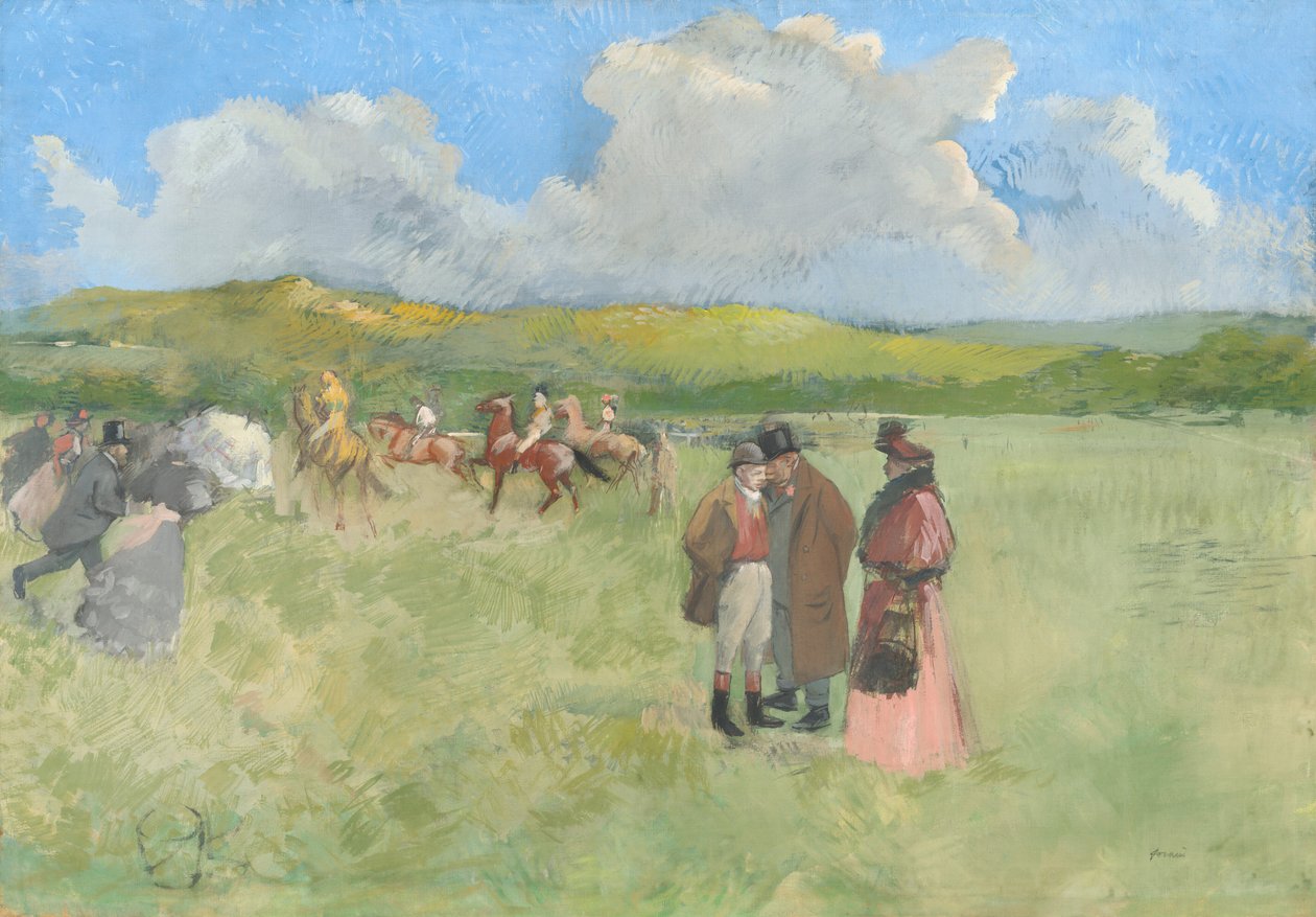 Závodní dráha od Jean-Louis Forain