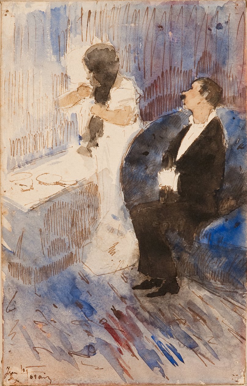 Bez názvu (V šatně) od Jean-Louis Forain