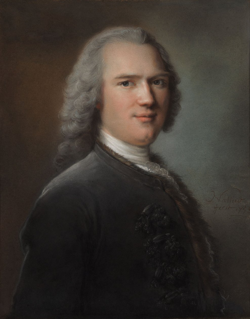 Portrét neznámého muže od Jean-Marc Nattier
