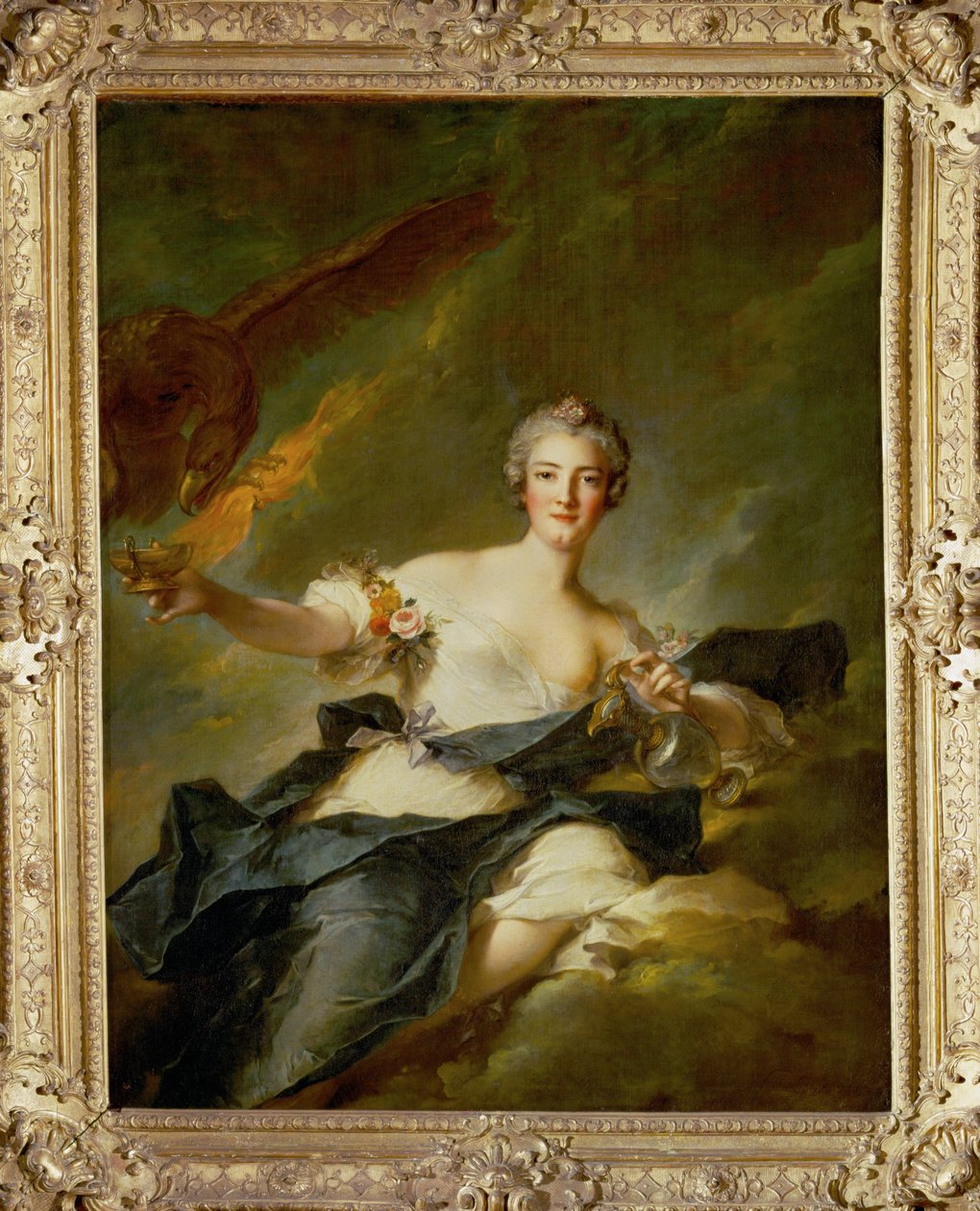 La vévodkyně de Chaulnes represente en Hebe - vévodkyně z Chaulnes jako Hebe ... od Jean-Marc Nattier