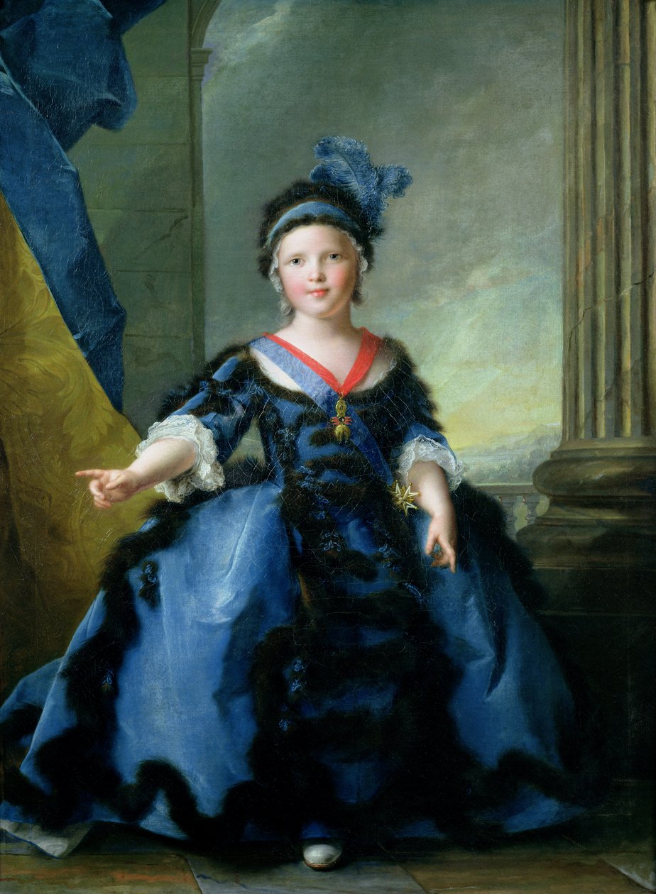 Louis-Joseph-Xavier de France (1751-61) vévoda z Burgundska od Jean Marc Nattier