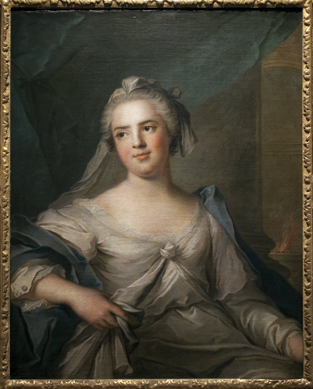 Madame Infante in vestale - Obraz Jean Marc (Jean-Marc) Nattier (1685-1766), olej na plátně, francouzské umění 18. století - Musee des Beaux Arts de Pau od Jean Marc Nattier