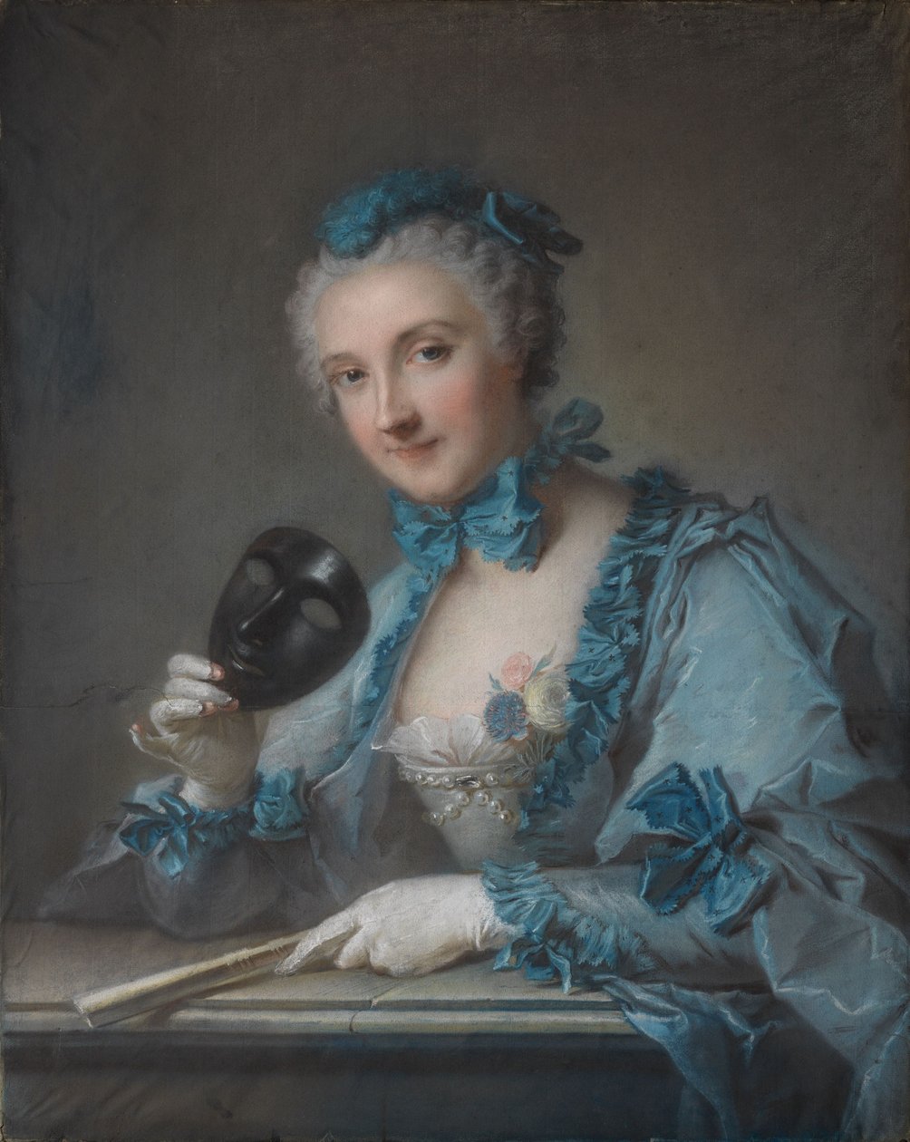 Portrét Louise-Geneviève Royerové od Jean-Marc Nattier