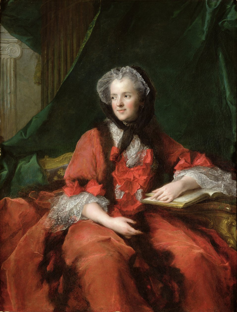 Portrét Madame Marie Leszczynské (1703-68) 1748 (olej na plátně) od Jean Marc Nattier