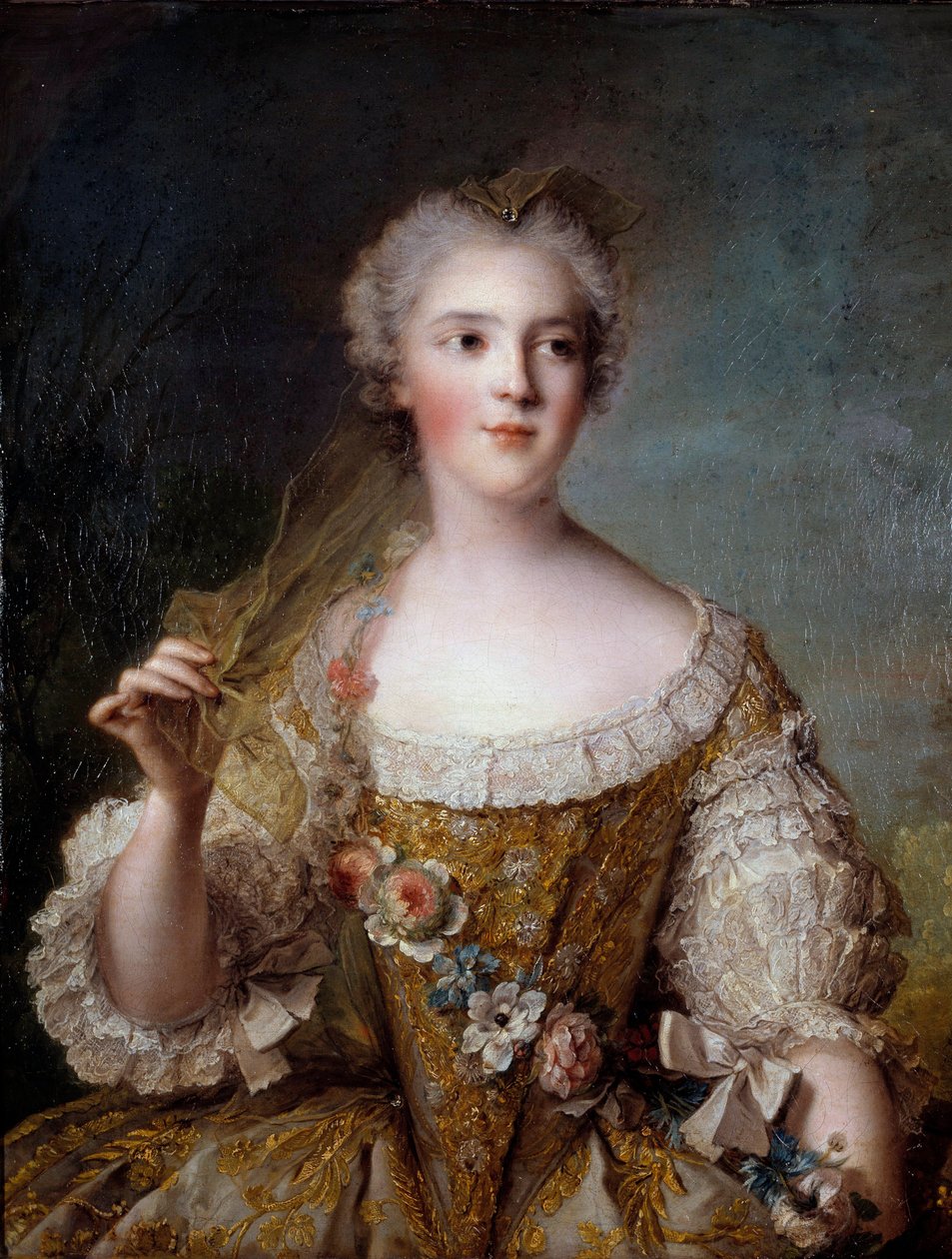 Portrét madame Sophie z Francie od Jean Marc Nattier