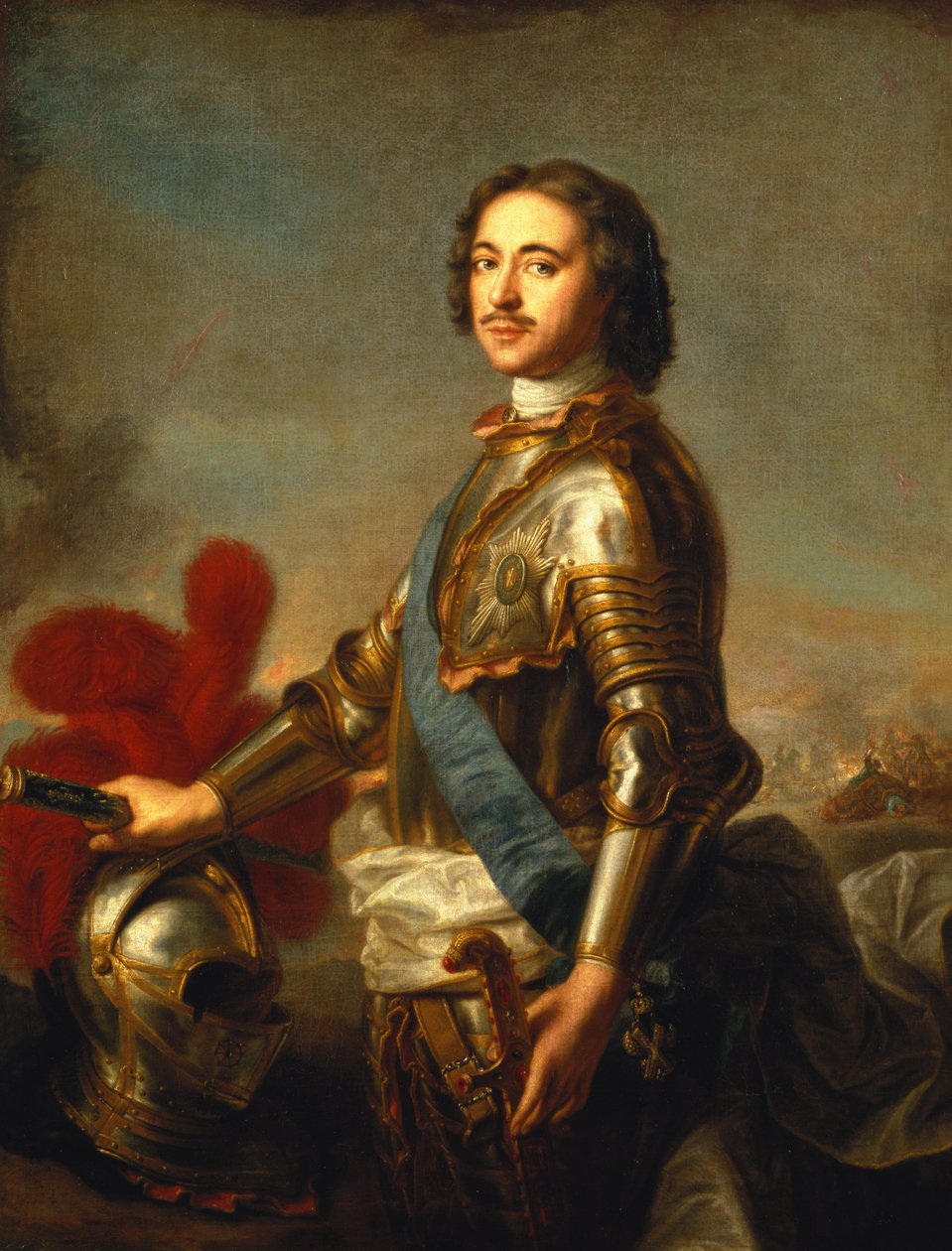 Portrét Petra I. nebo Petra Velikého od Jean Marc Nattier
