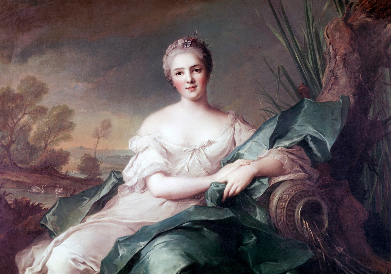 Portrét francouzské princezny Victoire, Jean-Marc Nattier, olej na plátně od Jean Marc Nattier