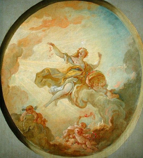 Svítání (olej na plátně) od Jean Simon Berthelemy