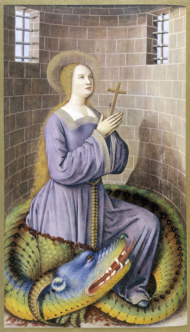 Svatá Markéta, podle Jeana Bourdichona, „Hodiny Anny Bretaňské“ od Jean (after) Bourdichon