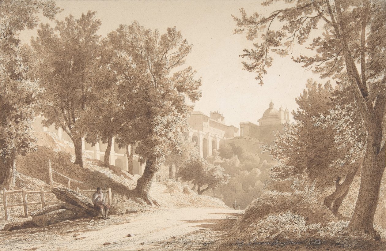Pohled na Aricciu, 1853. od Jean Achille Benouville
