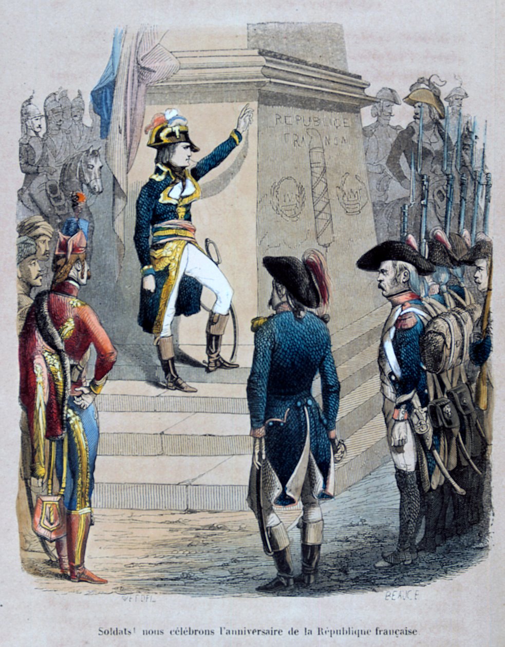 Napoleon v Egyptě, 1847. od Jean Adolphe Beauce