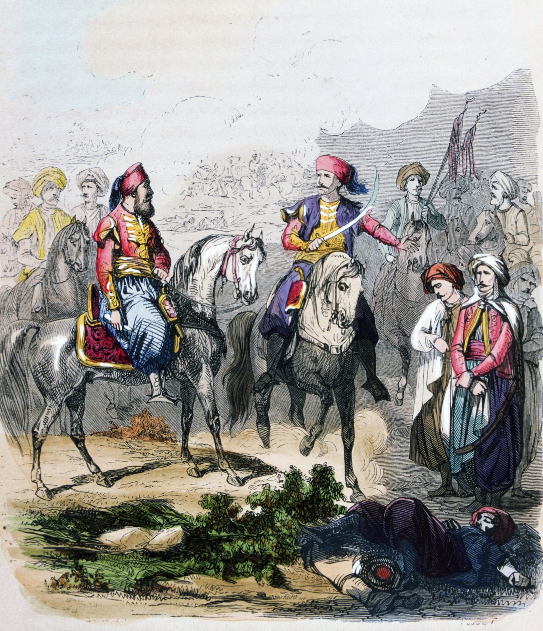 Bitva o Nezib (Nisib, Nizib, Nizip) 24. června od Jean Adolphe Beauce