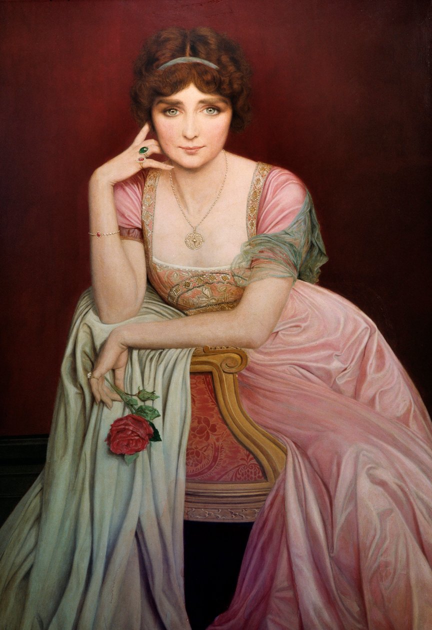 Portrét zpěvačky Genevieve Vix (1879-1939) obraz Jean Alex Coraboeuf (1870-1947) 1906 Nantes, Musee des Beaux Arts od Jean Alexandre Coraboeuf