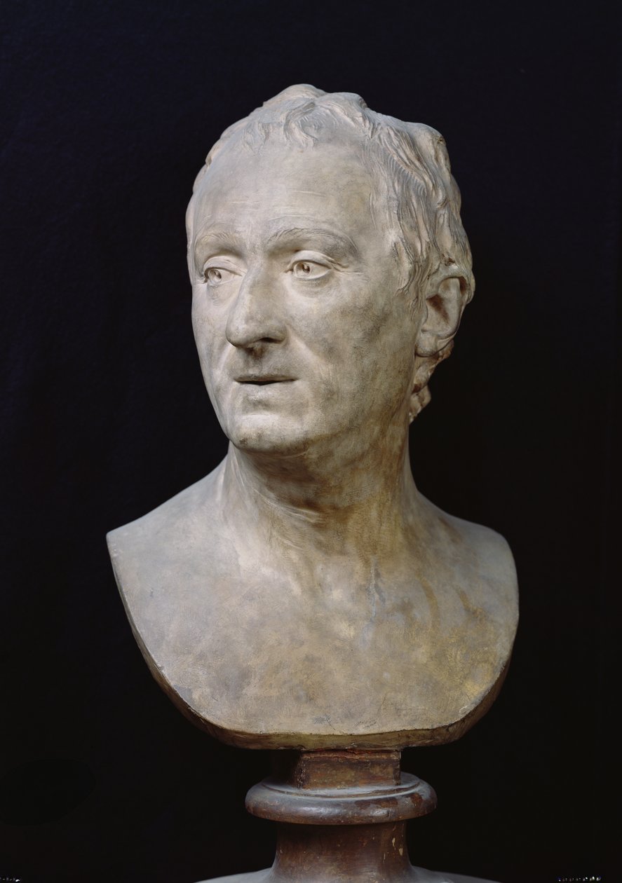 Busta Denise Diderota, 1775 od Jean Antoine Houdon