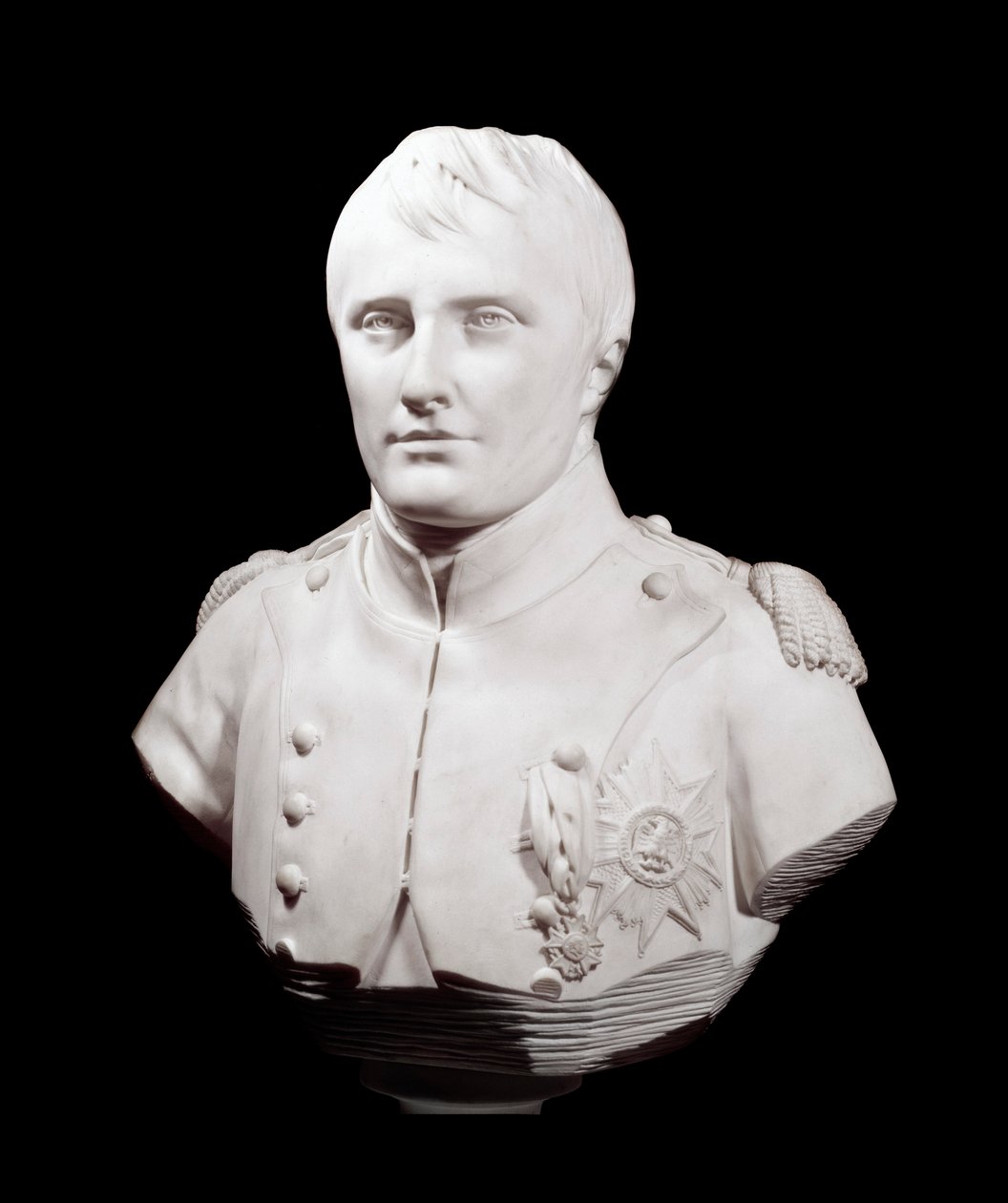 Busta císaře Napoleona I. (1769-1821) Socha Jeana Antoina Houdona (1741-1828) 1808 Versailles, Musee du chateau od Jean Antoine Houdon