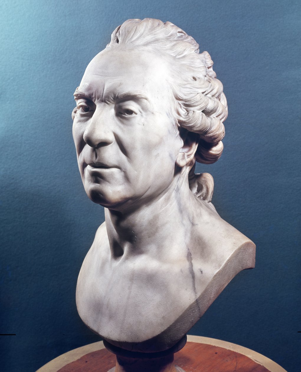 Busta Georgese Louise Leclerca (1707-88) Comte de Buffon, asi 1783 (mramor) od Jean Antoine Houdon
